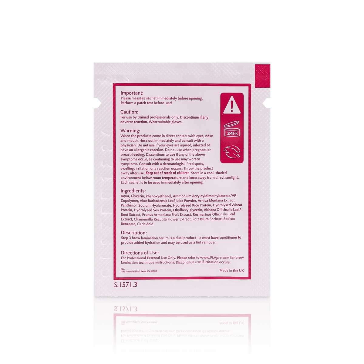 PLA Brow Lamination Supplies Step 3 Refill Paris Lash Academy