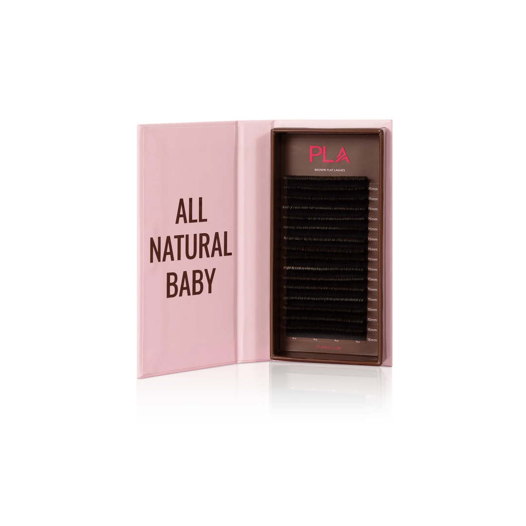 Flat Brown Lash Tray 0.15 Single Length - Paris Lash Academy