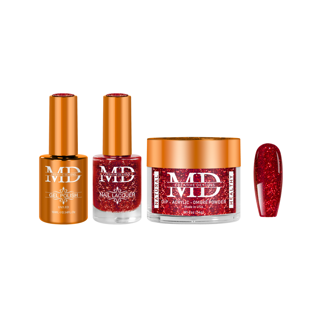 CRYSTAL RED - K119 - 4-in-1 Trio Set