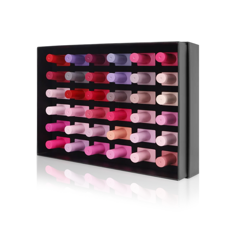 All pink nail polish colors in Movies We Love Collection from PLA Inc.