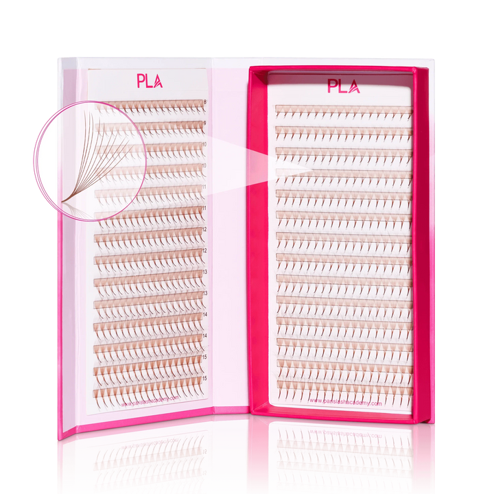 The Bold Collection: Light Brown Mix 10D ProMade Fans - Paris Lash Academy