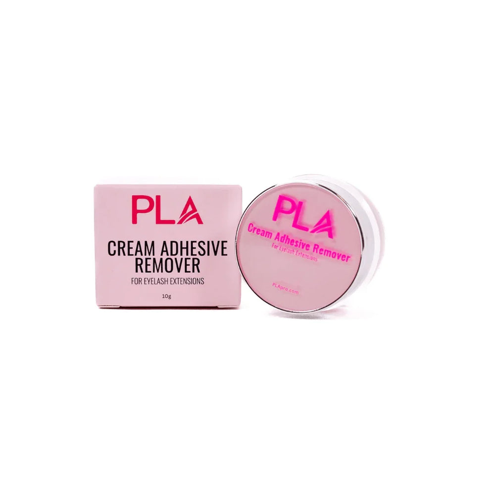 PLA Lash Remover Cream (front view of the box and jar)