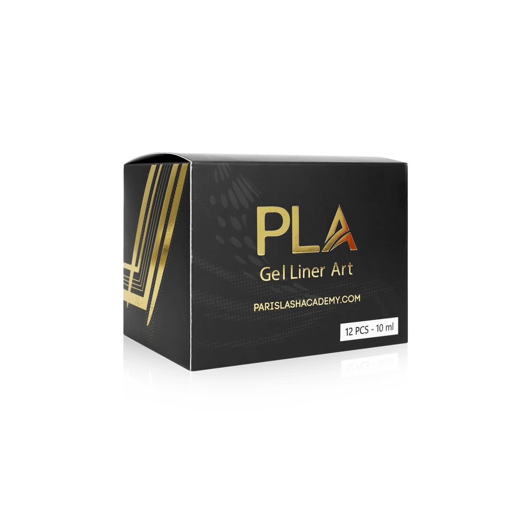 Nail liner for gel polish from Paris Lash Academy (collection box, front view)