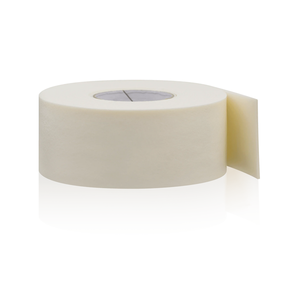 Microfoam Tape from Paris Lash Academy: 1 Inch X 5-1/2 Yards (front view of roll laying down)