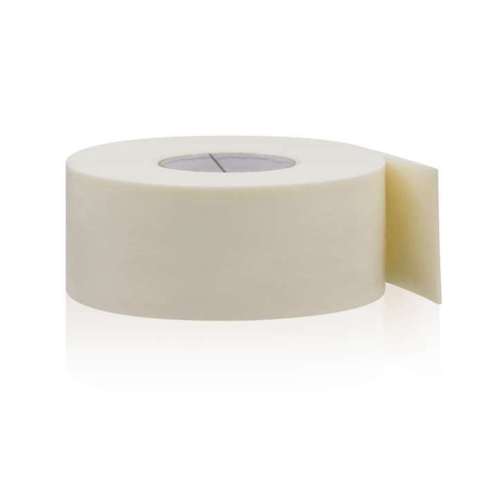 Microfoam Tape from Paris Lash Academy: 1 Inch X 5-1/2 Yards (front view of roll laying down)