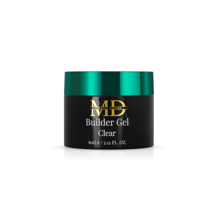 Jar of MD Builder Gel on a white background