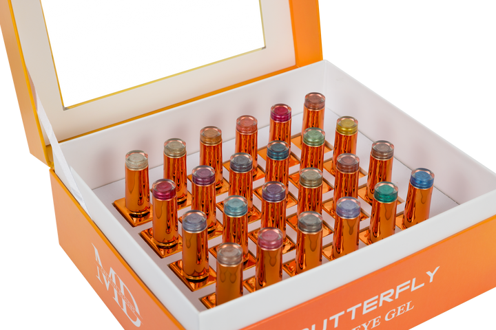 MD 10D Gel de Ojos de Gato Mariposa - 24 colores