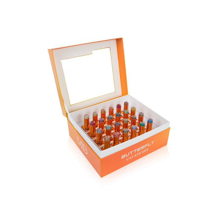 MD 10D Gel de Ojos de Gato Mariposa - 24 colores