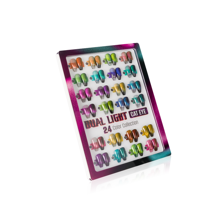 Ojos de gato de luz dual MD - 24 colores