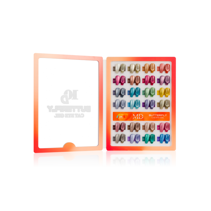 MD 10D Gel de Ojos de Gato Mariposa - 24 colores