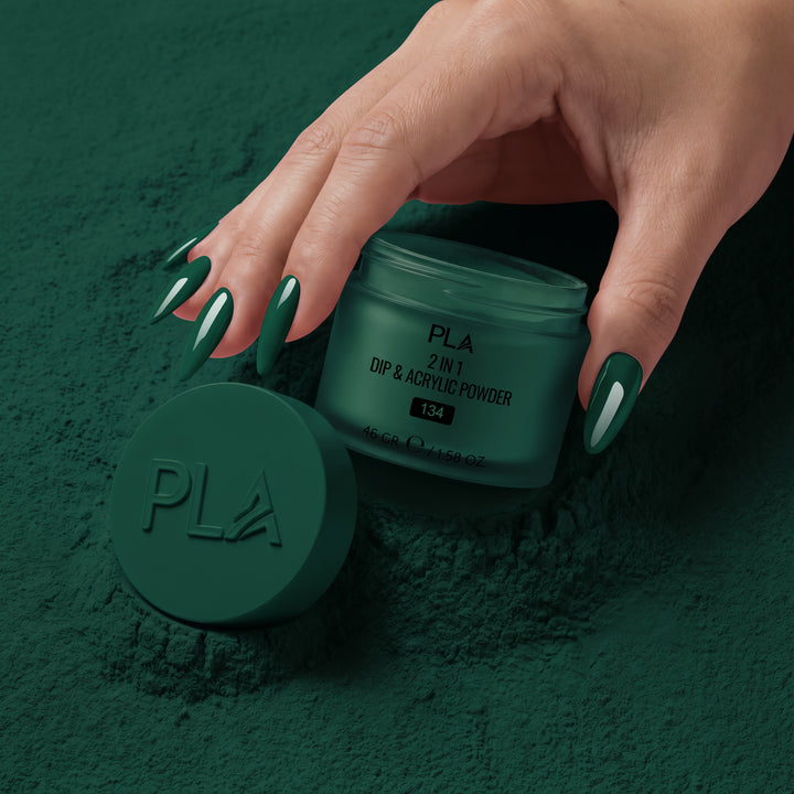 2-in-1 Dip & Acrylic Powder Text Me Tinsel - 134