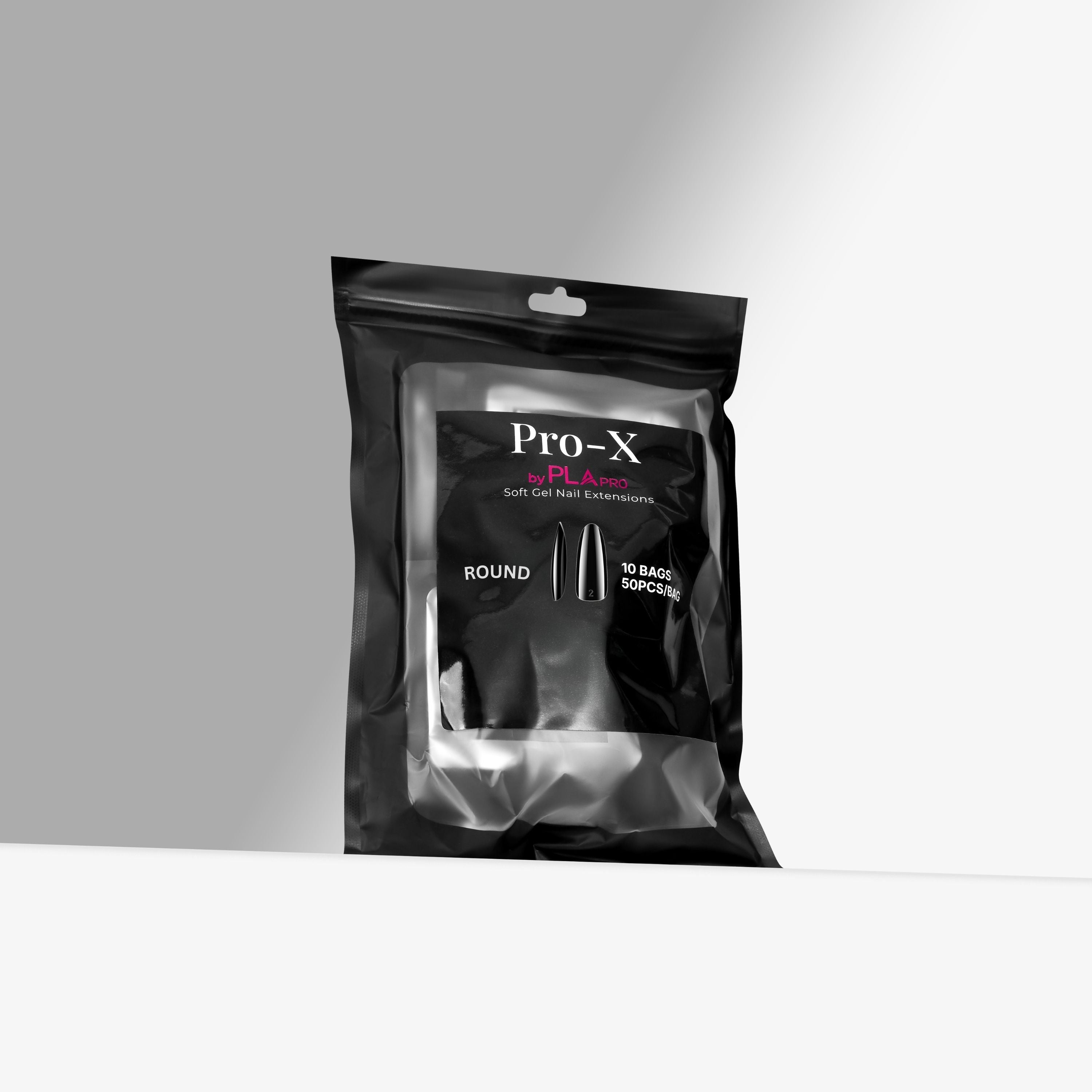 Pro-X Soft Gel Extension Tips - Round Bulk Refill (500 pcs.)