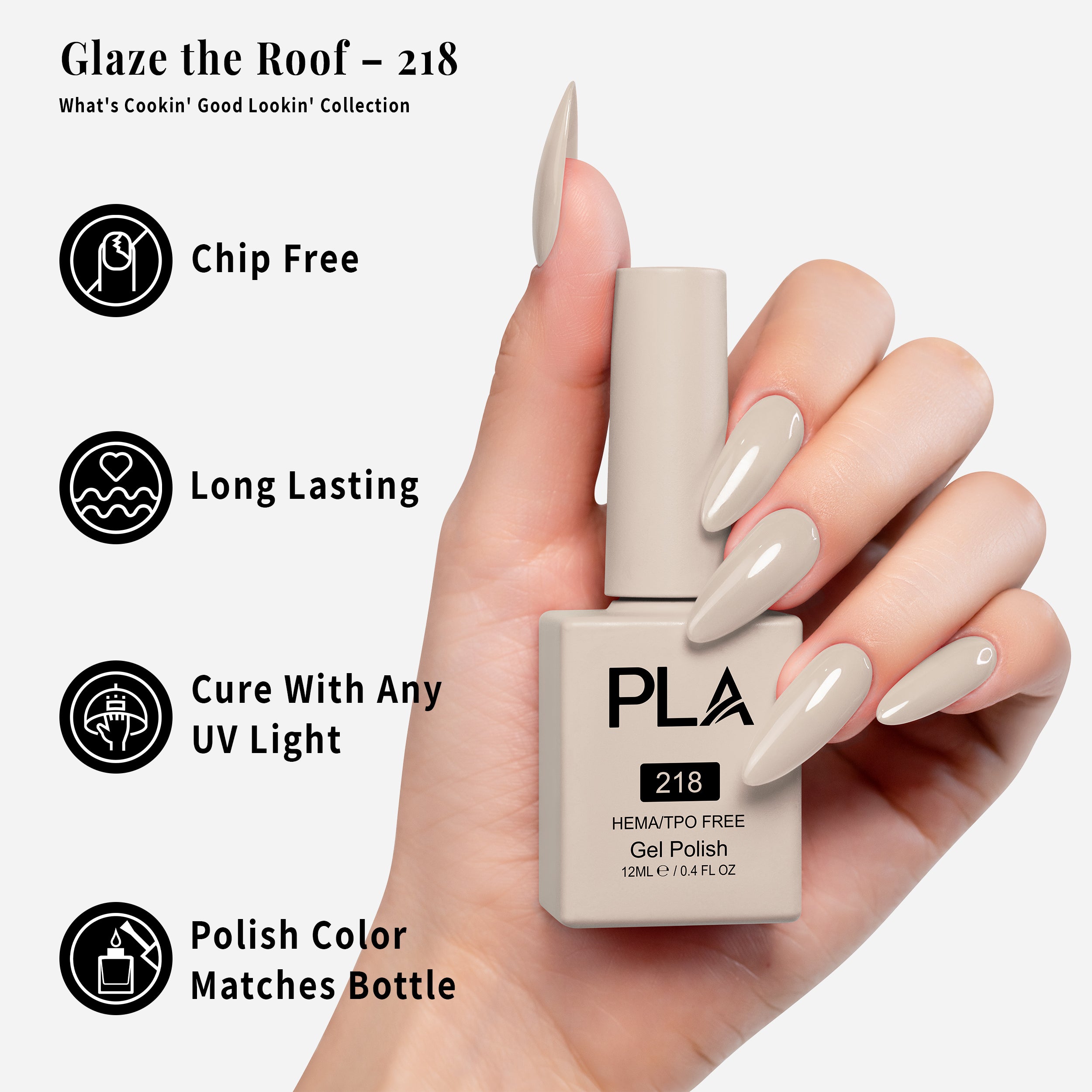 PLA Nude Nail Polish | Glaze the Roof - 218 – PLA Pro