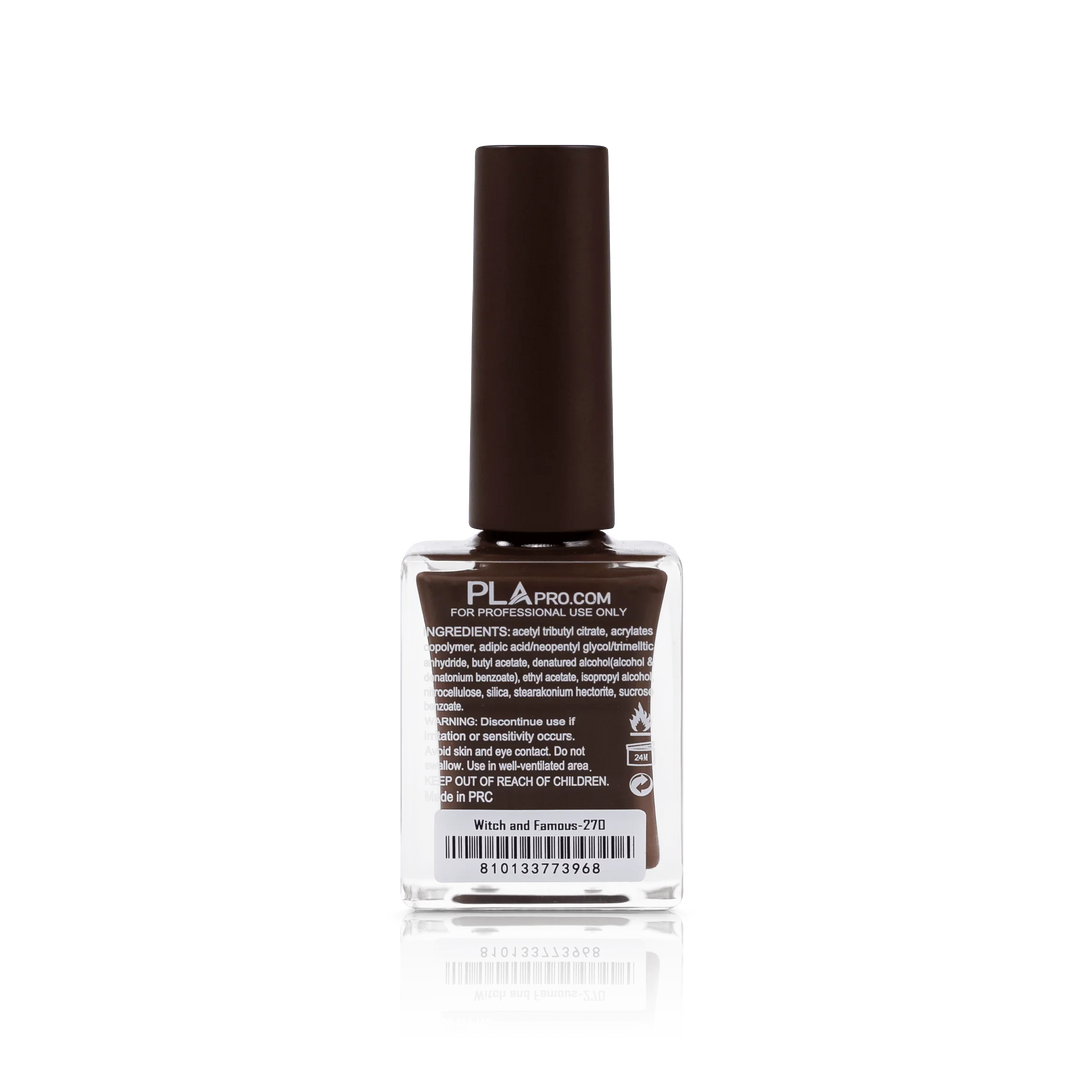 Fall nail polish colors from PLA: Witch And Famous #270 (lacquer, back view)