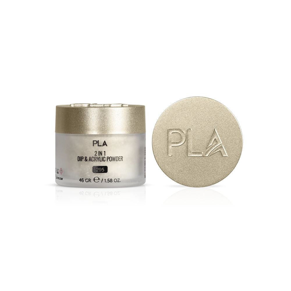 PLA 2-in-1 Dip & Acrylic Powder container with lid on a white background