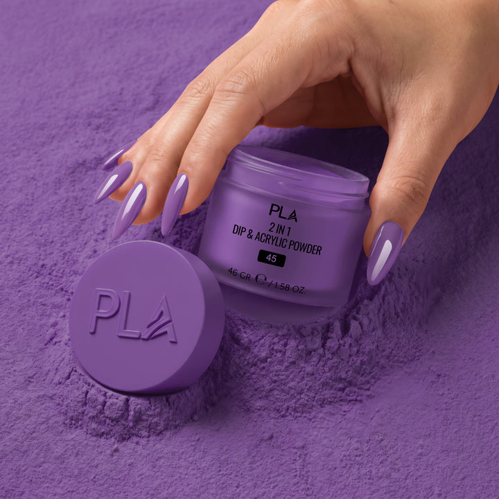 2-in-1 Dip & Acrylic Powder Violet, You're Turning Violet - 45