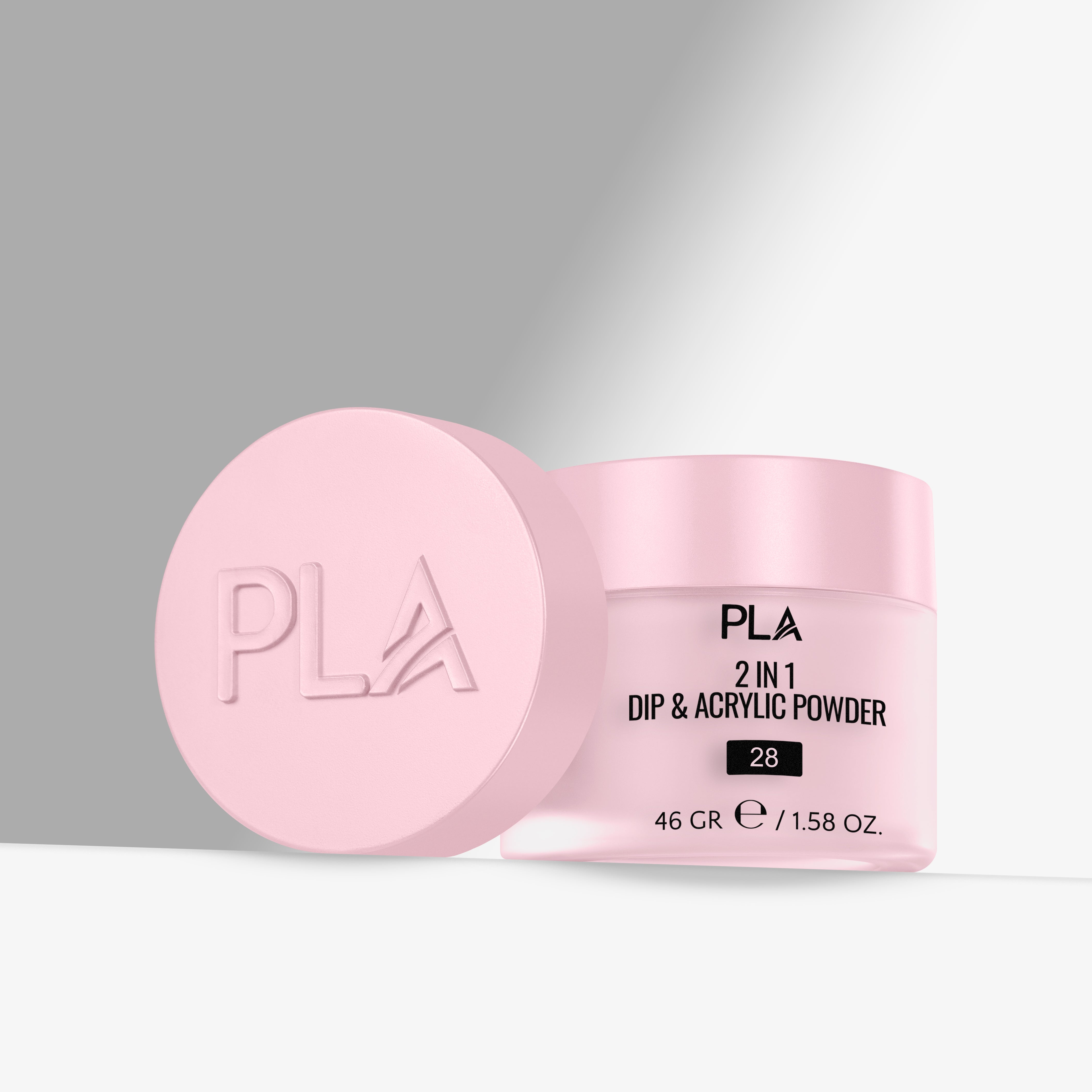 2 en 1 Dip y Polvo Acrílico Rosa para la Ocasión - 28