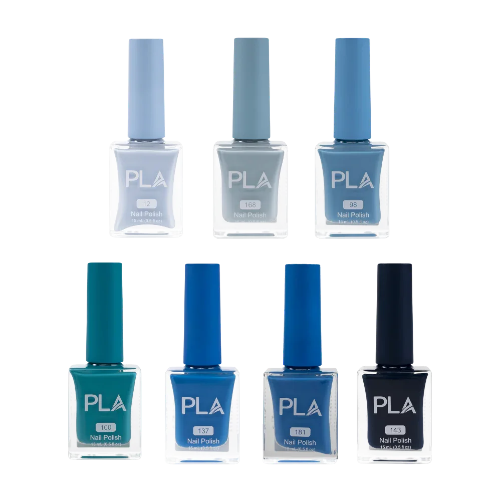 PLA Blue Mini Nail Collection