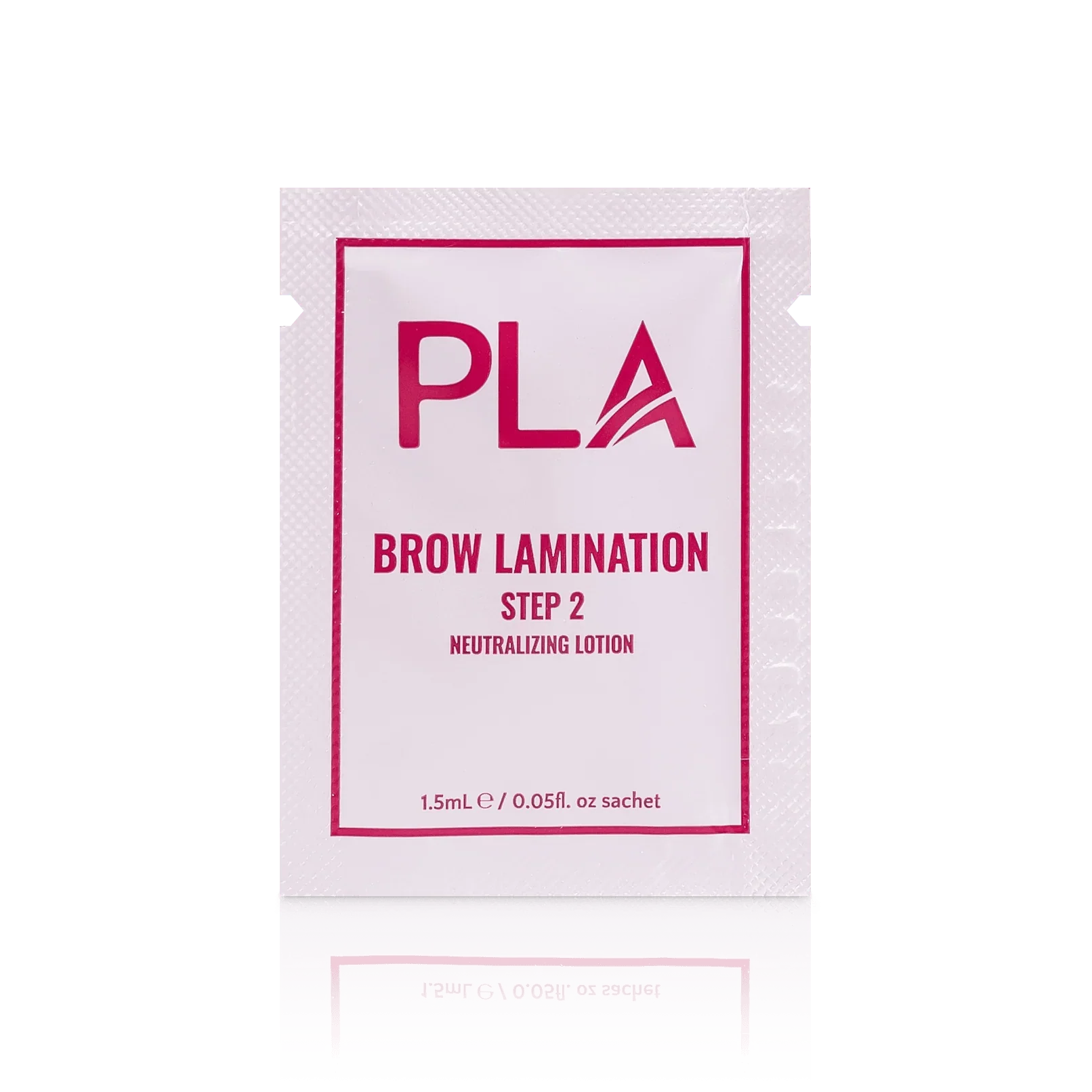 PLA's Brow Lamination Line: Brow Lamination Step 2 Refill Pack, (front view of the box)