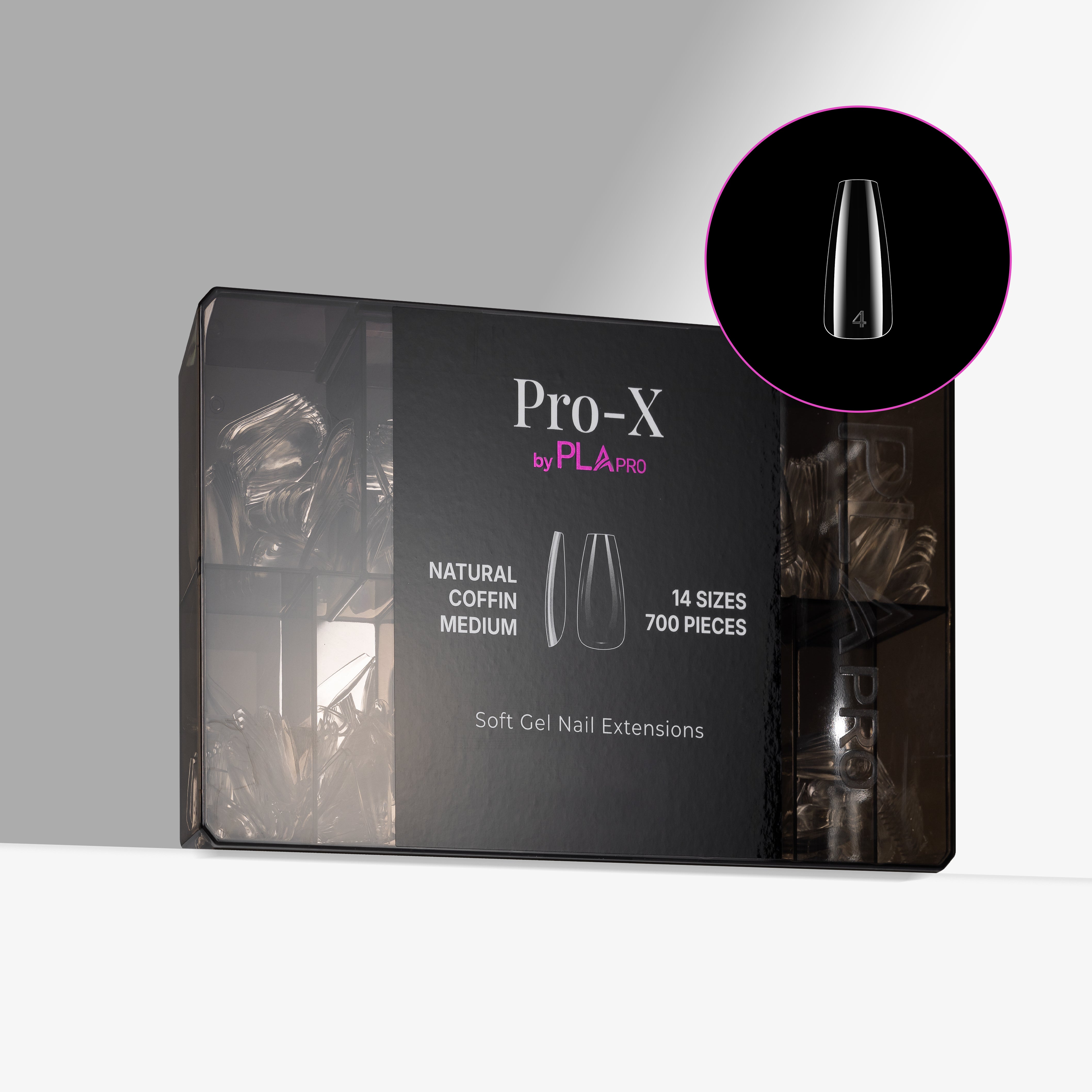 Pro-X por PLA Cajas para Puntas de Uñas