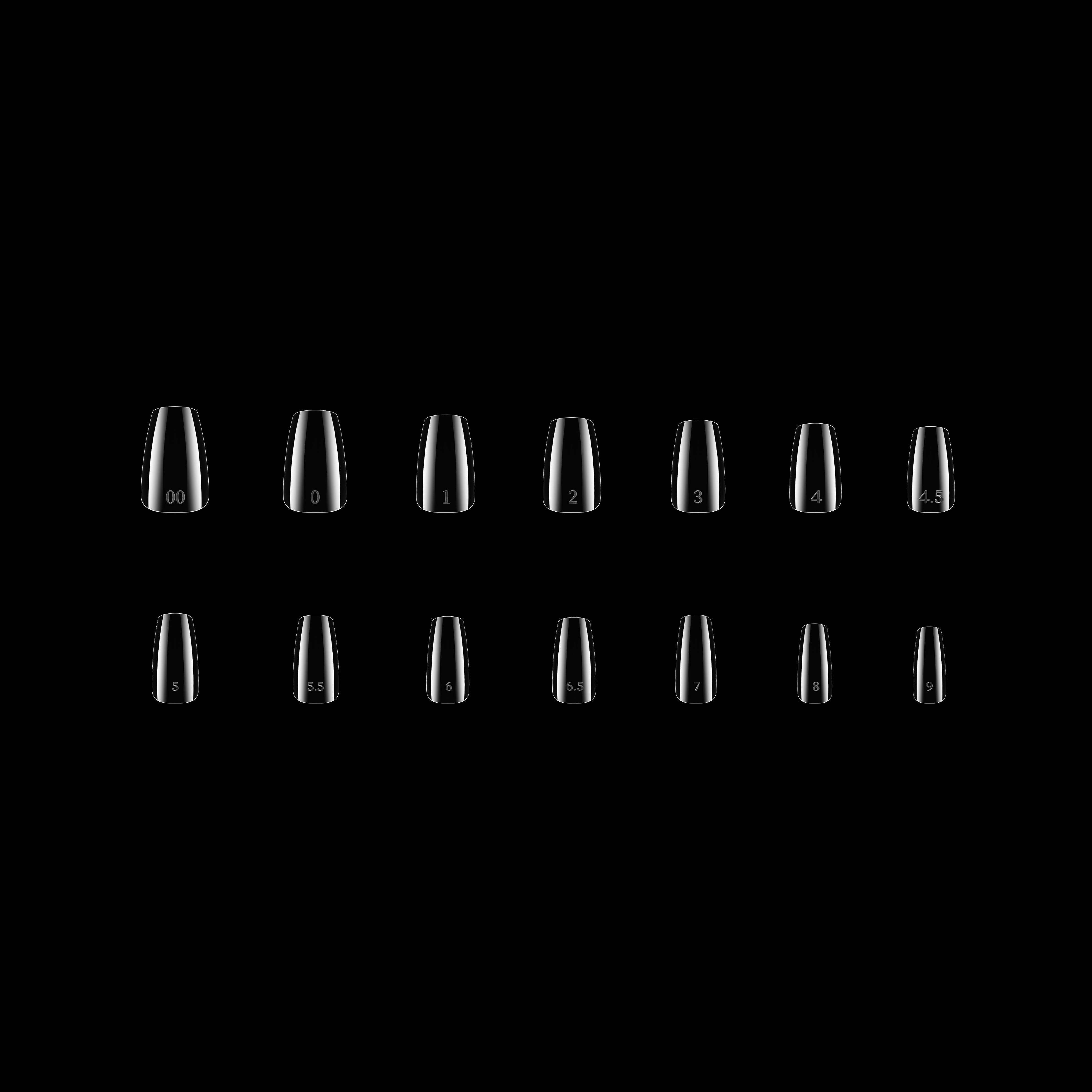 Pro-X Soft Gel Extension Tips - Coffin Bulk Refill (500 pcs.)