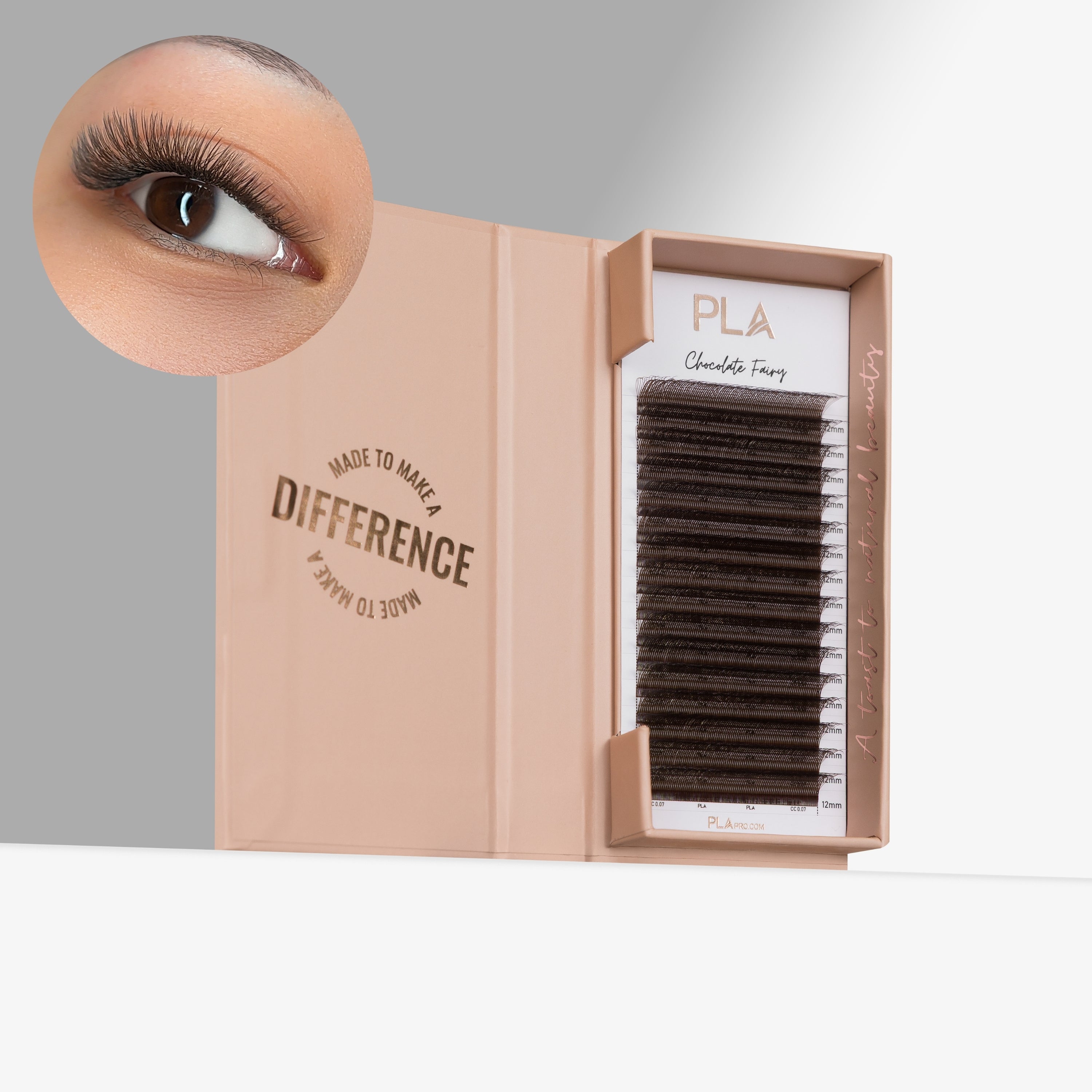 PLA Fairy Lashes | 0.07 Brown Lash Extensions – Paris Lash Academy