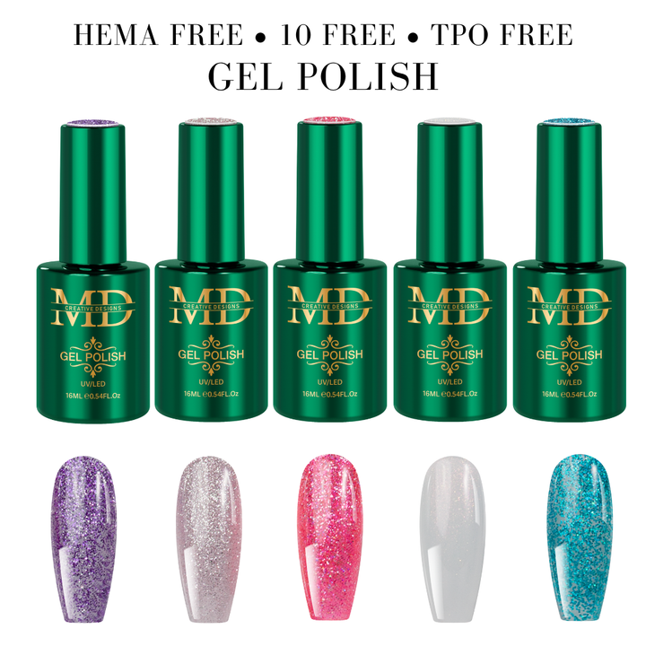5-Pack Mini Gel Polish Set