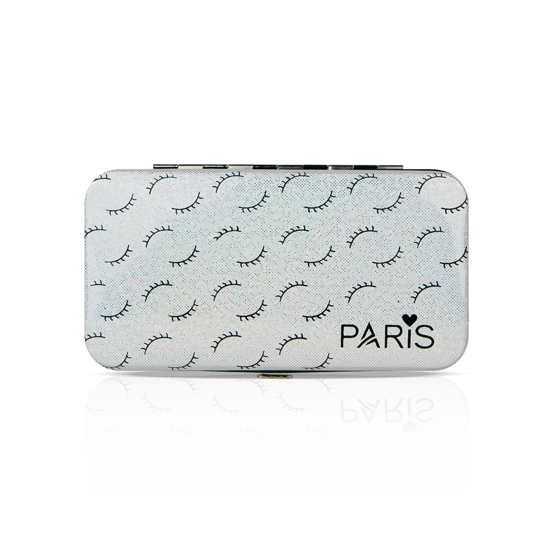 Magnetic Case with Matte Black Professional Tweezers Set - Paris Lash Academy