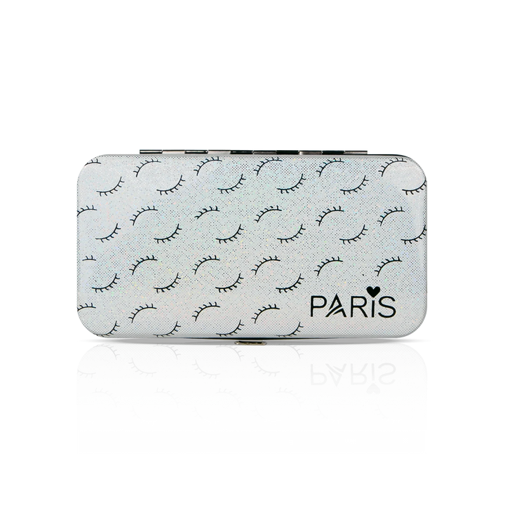 Magnetic Case with Matte Black Professional Tweezers Set - Paris Lash Academy