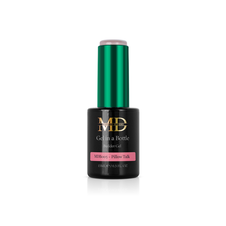 Bottle of MD Gel in a Bottle on a white background