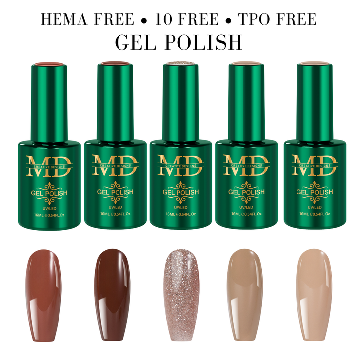 5-Pack Mini Gel Polish Set