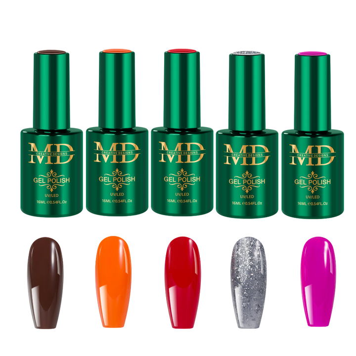 5-Pack Mini Gel Polish Set