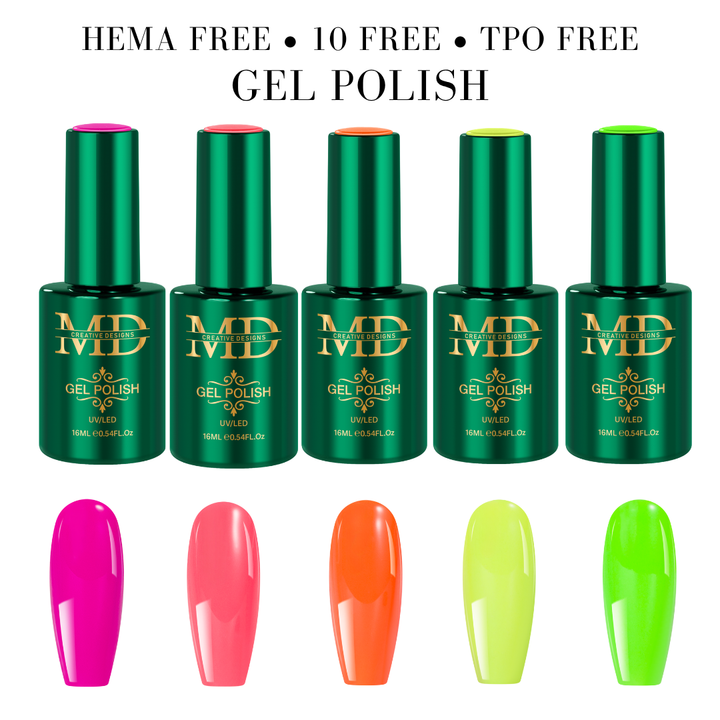 5-Pack Mini Gel Polish Set