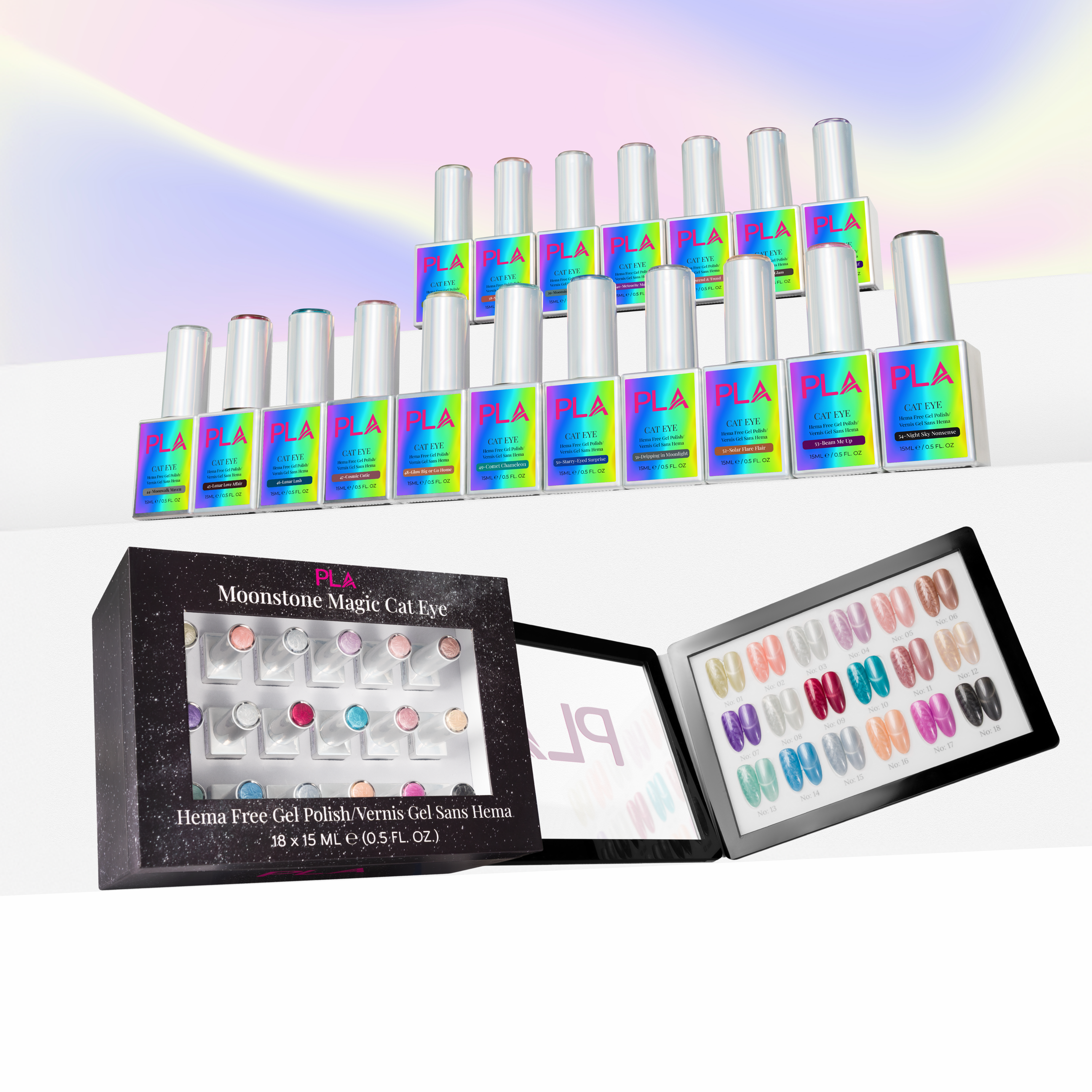 Bộ sưu tập Sơn Gel Mắt Mèo Đá Mặt Trăng