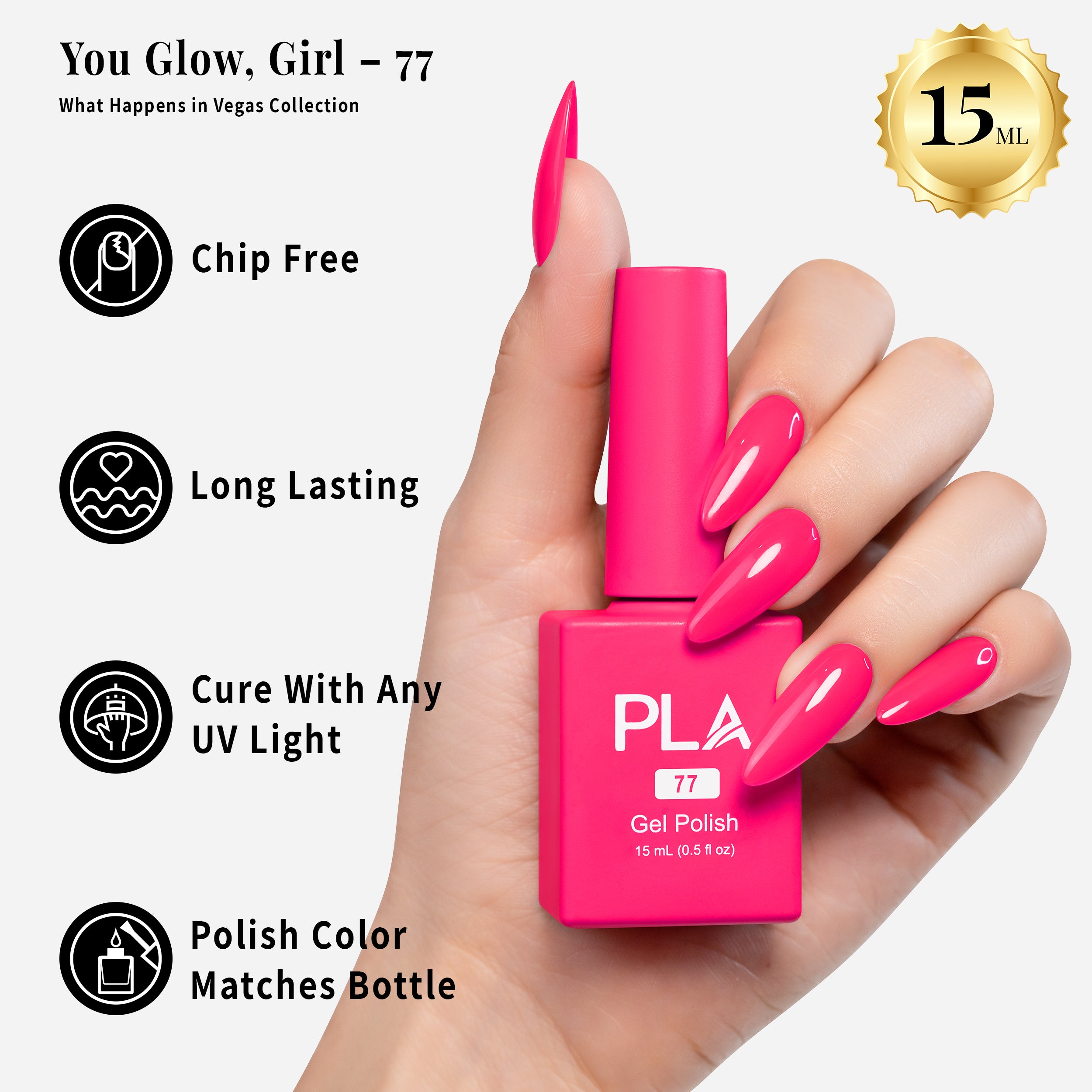 PLA Neon Nail Polish | You Glow, Girl - 77 – Paris Lash Academy