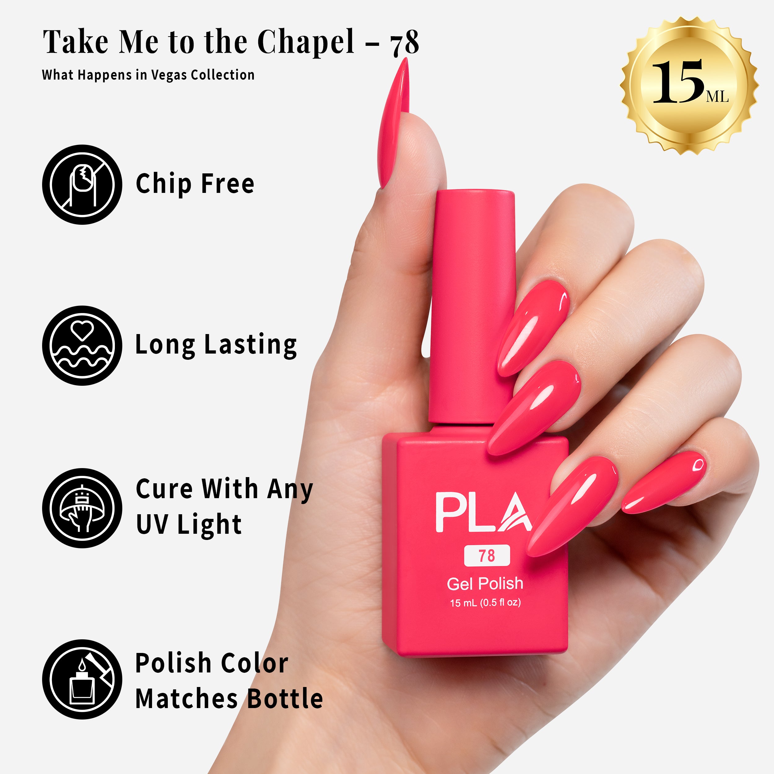 PLA Neon Nail Polish | Take Me to the Chapel - 78 – Paris Lash Academy