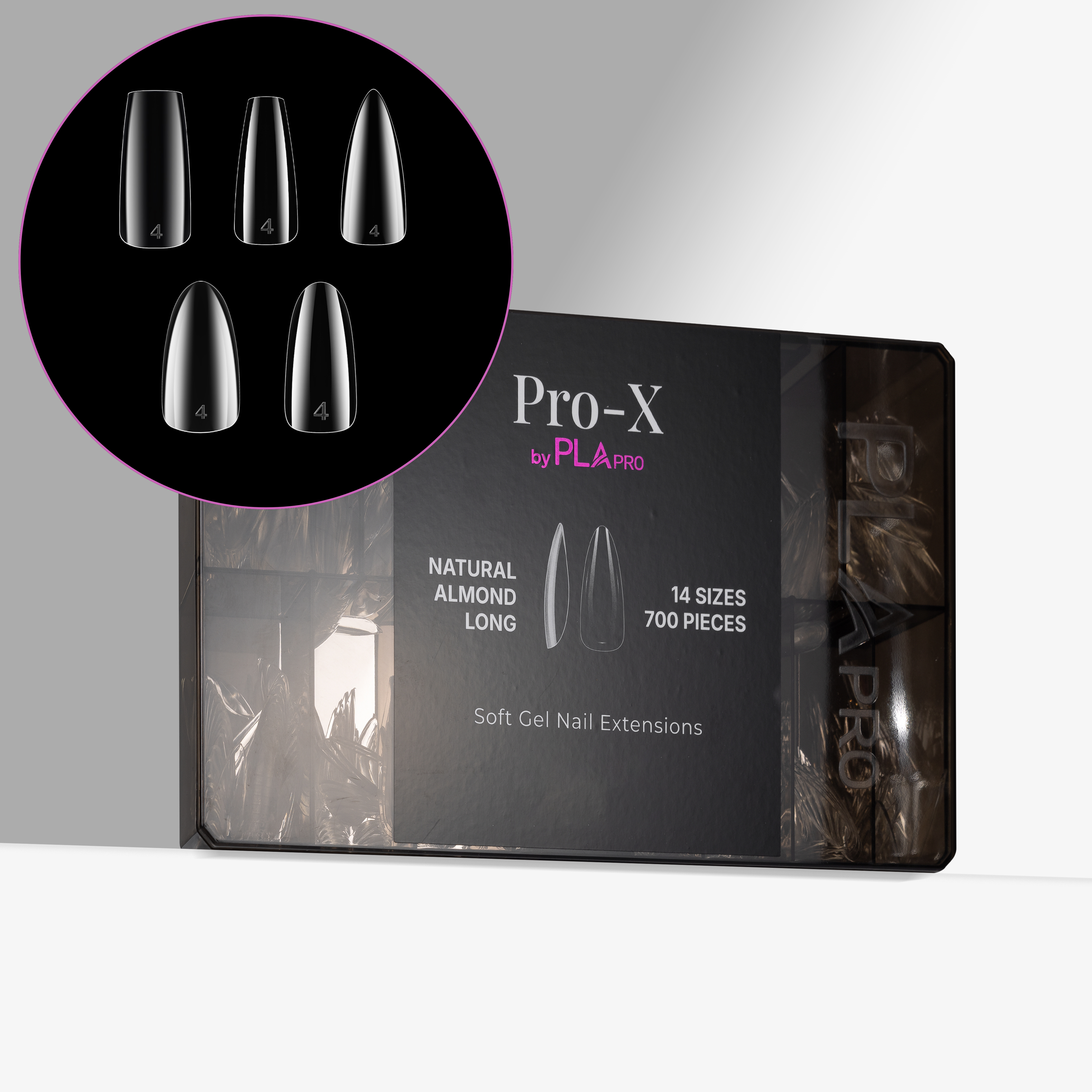 Pro-X por PLA Cajas para Puntas de Uñas