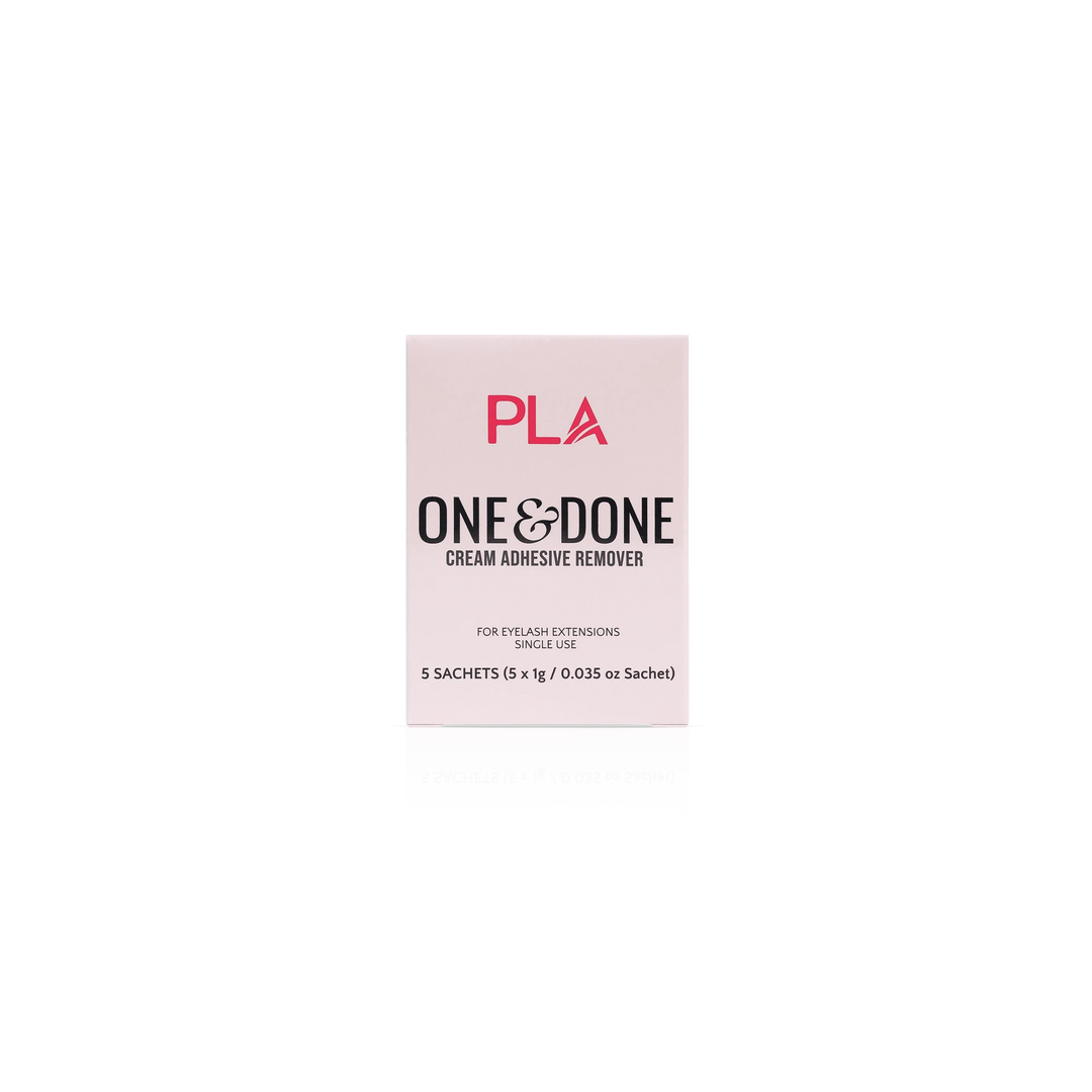 PLA Lash Remover 5-Pack, To-Go Size, front view of box
