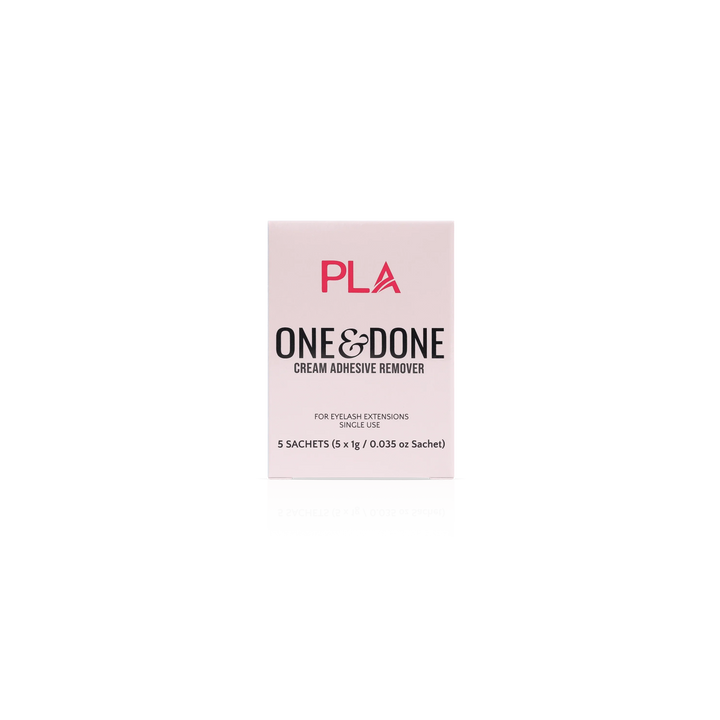 PLA Lash Remover 5-Pack, To-Go Size, front view of box