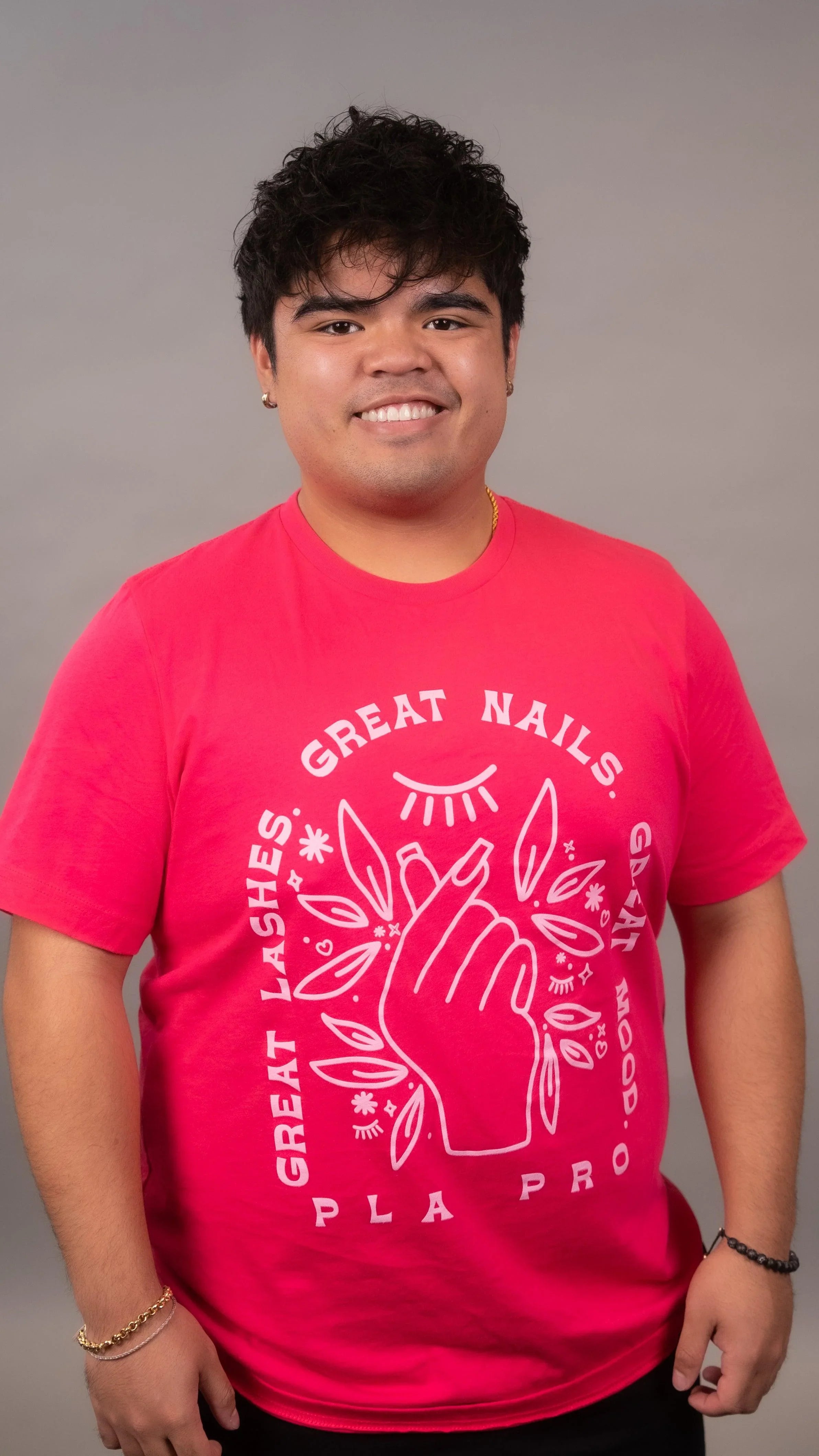 PLA Lash Shirts - Small (view of the front)