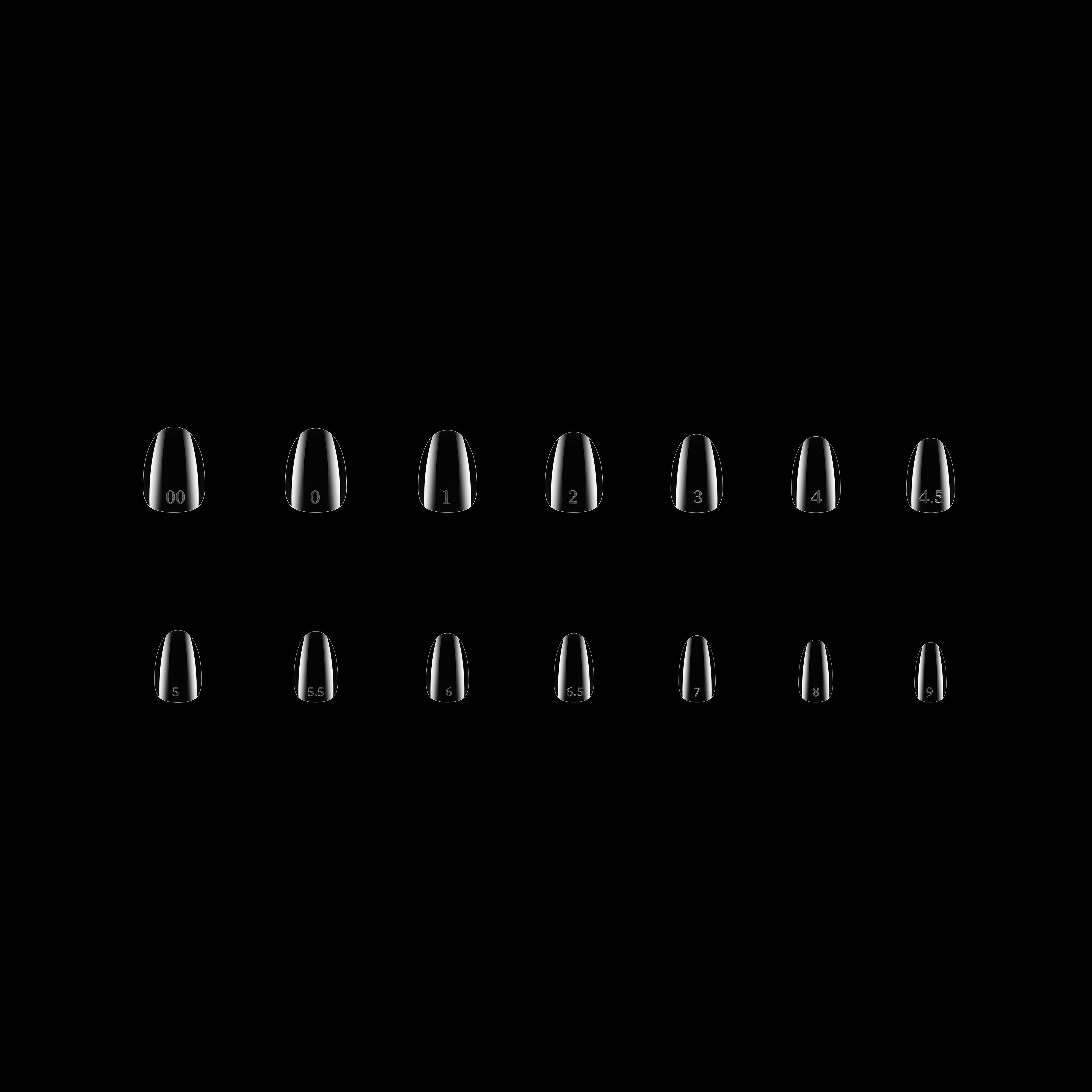 Pro-X Soft Gel Extension Tips - Round Bulk Refill (500 pcs.)