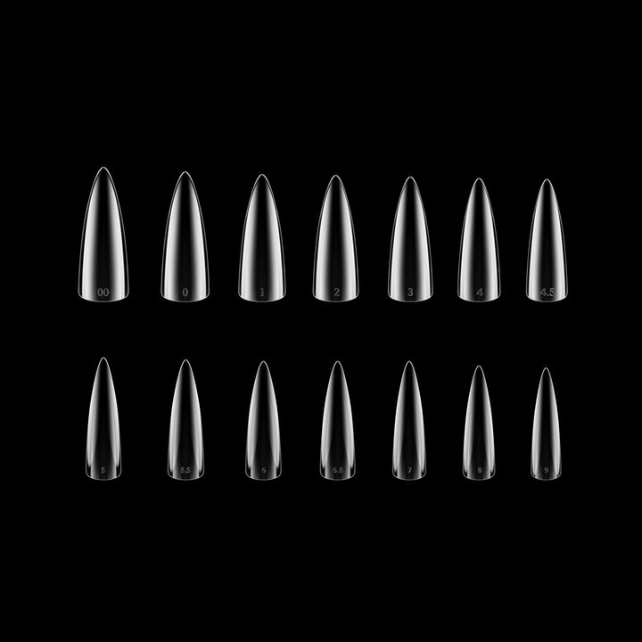 Pro-X Soft Gel Extension Tips - Stiletto Bulk Refill (500 pcs.)