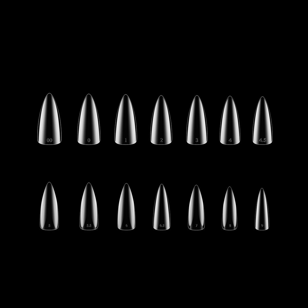 Pro-X Soft Gel Extension Tips - Stiletto Bulk Refill (500 pcs.)