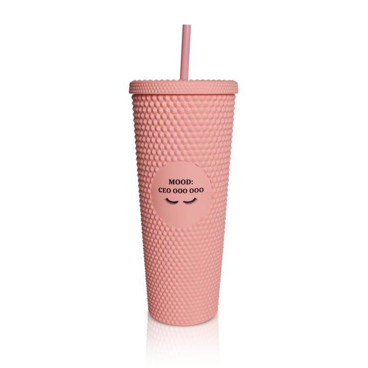 Studded Pink CEO Mood Tumbler (FINAL SALE)