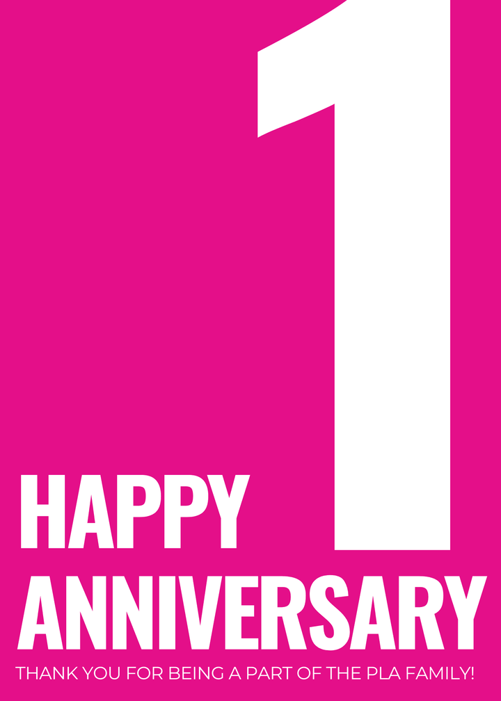 PLA Customer Anniversary Card