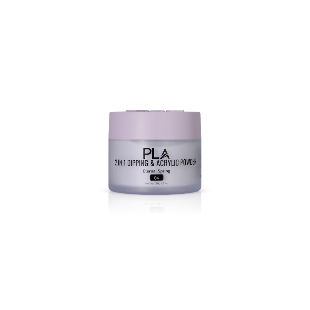 PLA Nail Dip Powder (front view of the jar)