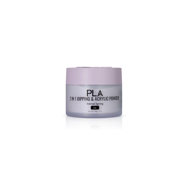 PLA Nail Dip Powder (front view of the jar)