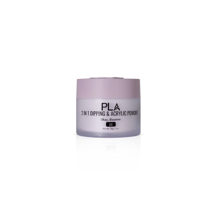 PLA Nail Dip Powder (front view of the jar)