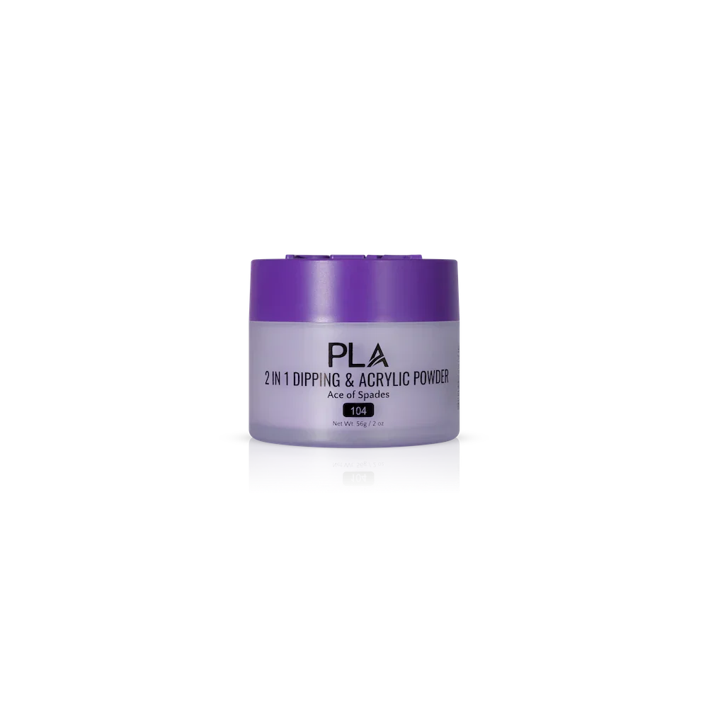 PLA Nail Dip Powder (front view of the jar)