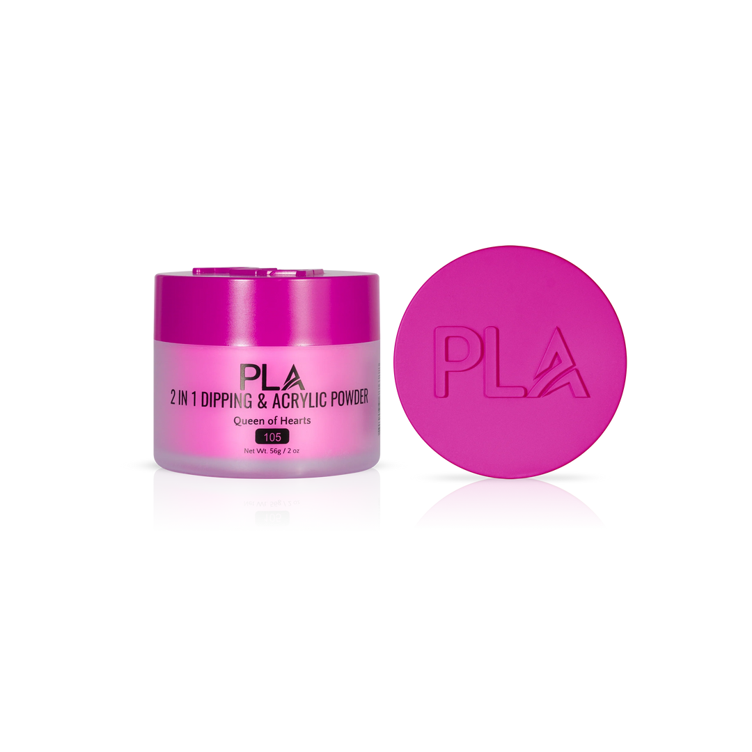 PLA Nail Dip Powder (front view of the jar and lid)